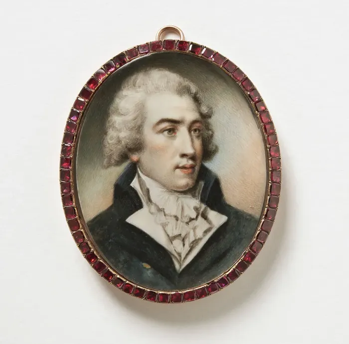 Framed Print : Richard Brinsley Sheridan (1751-1816), politician, playwright, c1800s. Creator: John Cox Dillman Engleheart Framed Print : Richard Brinsley Sheridan (1751-1816), politician, playwright, c1800s. Creator: John Cox Dillman Engleheart