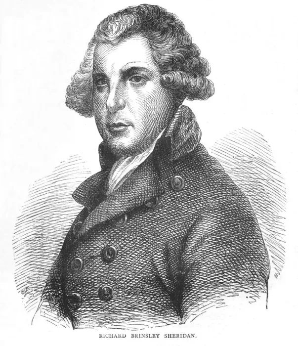 Framed Print : Richard Brinsley Sheridan, Irish dramatist, poet and politician, c1875 (1878) Framed Print : Richard Brinsley Sheridan, Irish dramatist, poet and politician, c1875 (1878)