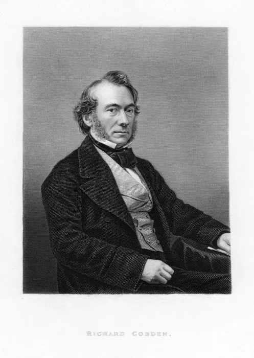 Framed Print : Richard Cobden, British politician, economist and Lancashire calico manufacturer, c1870 Framed Print : Richard Cobden, British politician, economist and Lancashire calico manufacturer, c1870