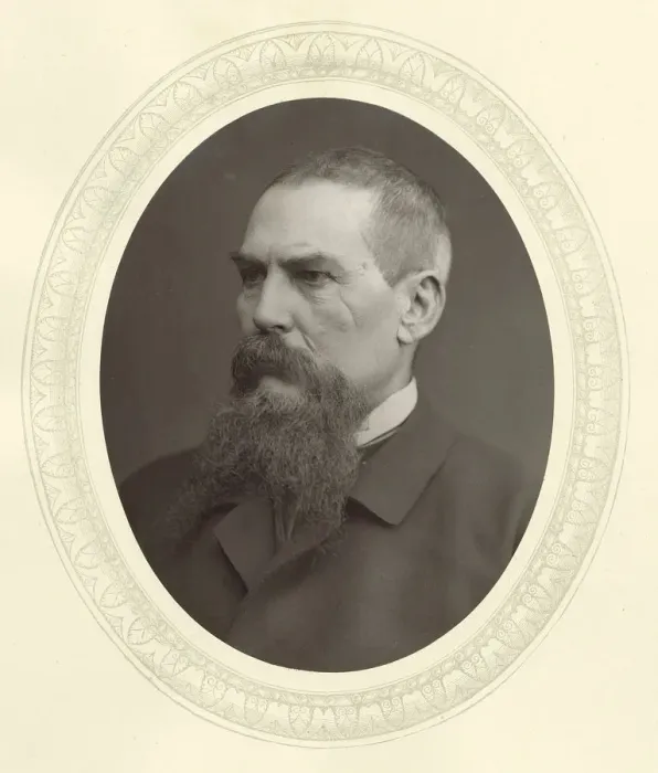 Framed Print : Richard Francis Burton, English explorer and orientalist, 1880. Artist: Lock & Whitfield Framed Print : Richard Francis Burton, English explorer and orientalist, 1880. Artist: Lock & Whitfield