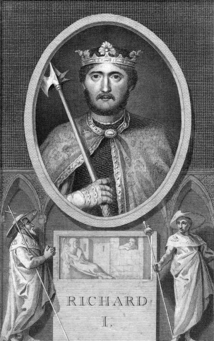 Framed Print : Richard I King of England, (1788). Artist: Thornthwaite Fitzgerald Framed Print : Richard I King of England, (1788). Artist: Thornthwaite Fitzgerald