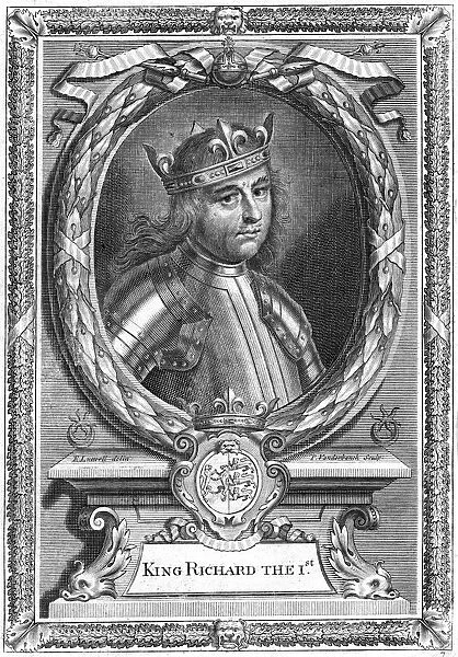 Richard I King of England. Artist: Edward Lutterell