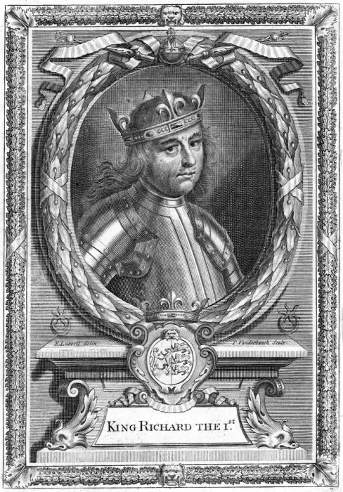 Framed Print : Richard I King of England. Artist: Edward Lutterell Framed Print : Richard I King of England. Artist: Edward Lutterell