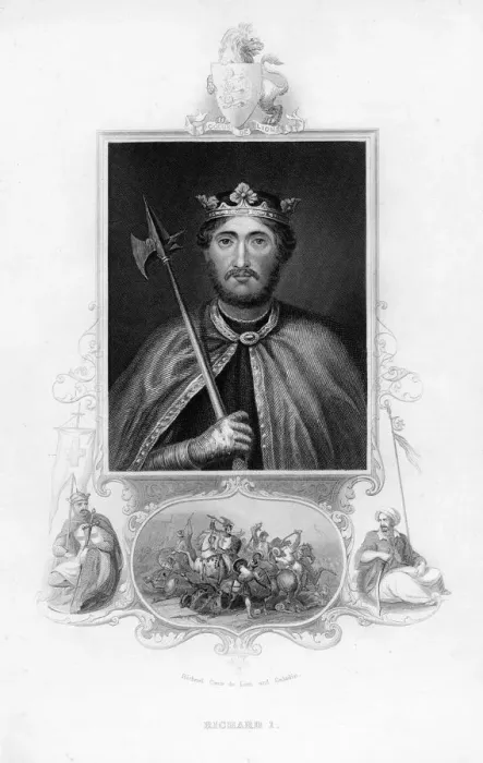 Framed Print : Richard I, King of England, (c1850) Framed Print : Richard I, King of England, (c1850)