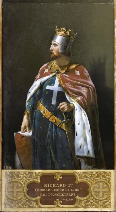 Framed Print : Richard I the Lionheart, 1841. Creator: Blondel, Merry-Joseph (1781-1853) Framed Print : Richard I the Lionheart, 1841. Creator: Blondel, Merry-Joseph (1781-1853)