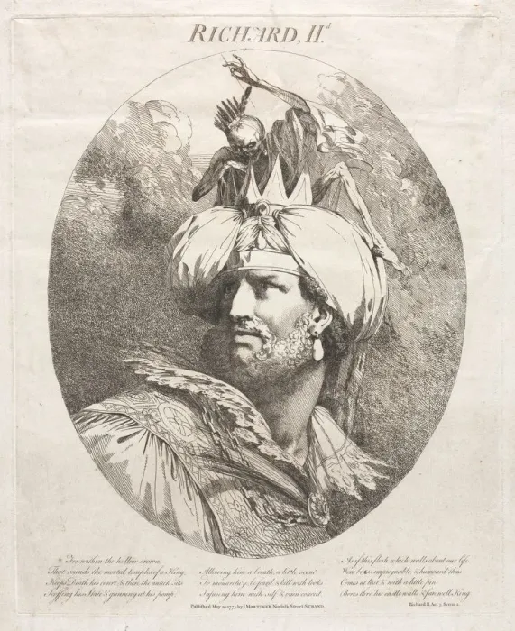 Framed Print : Richard II, 1775. Creator: John Hamilton Mortimer (British, 1740-1779)
