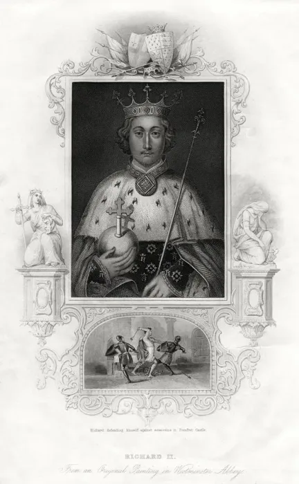 Framed Print : Richard II, King of England, 1860 Framed Print : Richard II, King of England, 1860