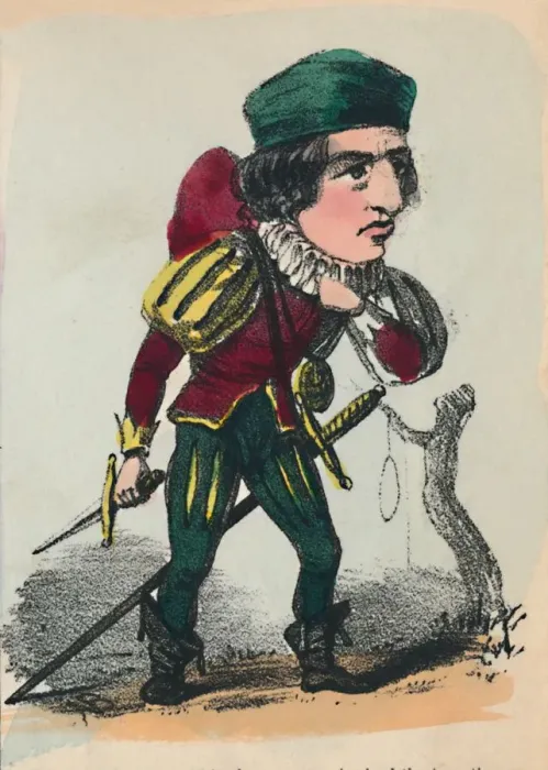 Framed Print : Richard III, 1856. Artist: Alfred Crowquill Framed Print : Richard III, 1856. Artist: Alfred Crowquill
