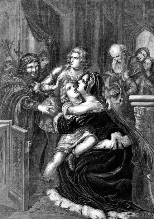 Framed Print : Richard III and the Children of Edward IV. - from a painting by Richard Stilke, 1860. Creator: Unknown. Richard III and the Children of Edward IV. - from a painting by Richard Stilke, 1860. Creator: Unknown Framed Print : Richard III and the Children of Edward IV. - from a painting by Richard Stilke, 1860. Creator: Unknown. Richard III and the Children of Edward IV. - from a painting by Richard Stilke, 1860. Creator: Unknown