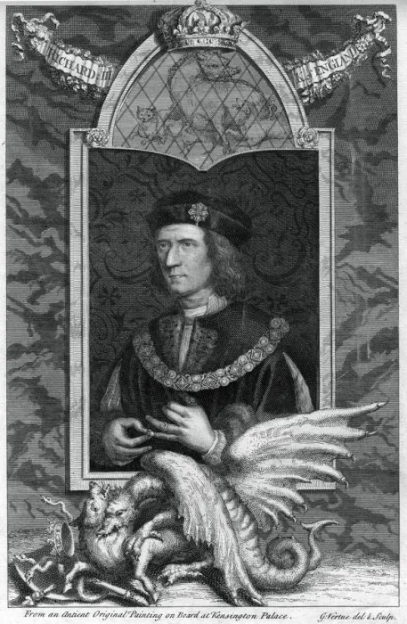Framed Print : Richard III of England, (18th century). Artist: George Vertue Framed Print : Richard III of England, (18th century). Artist: George Vertue