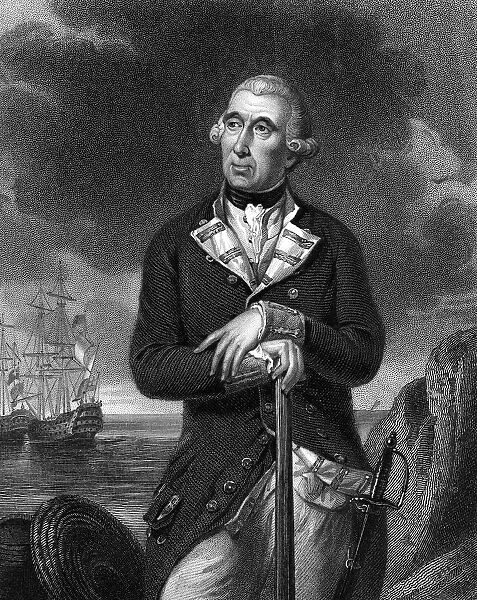Richard Kempenfelt (1718-1782), English naval officer of Swedish descent