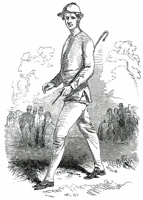 Framed Print : Richard Manks, the Pedestrian, 1850. Creator: Unknown Framed Print : Richard Manks, the Pedestrian, 1850. Creator: Unknown