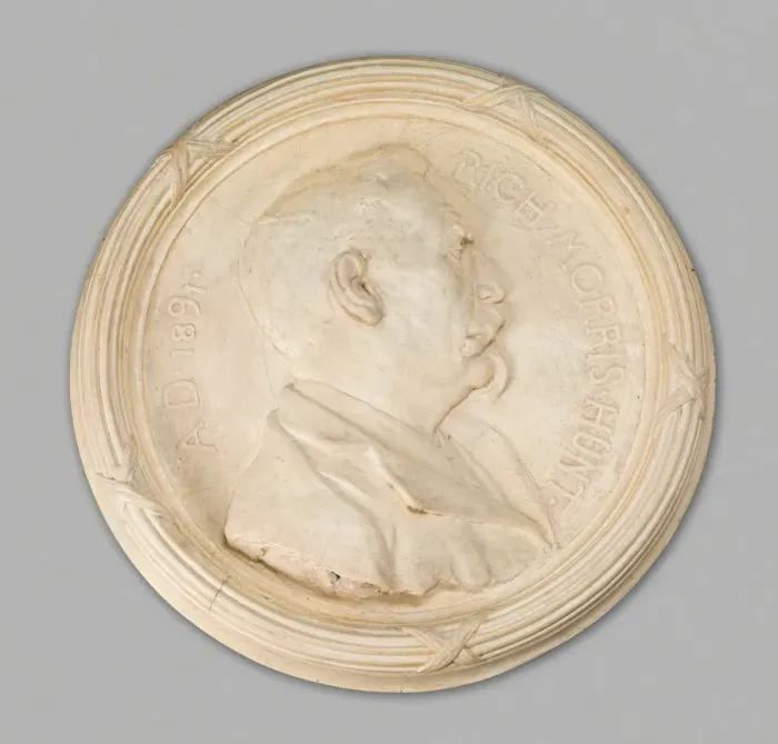 Framed Print : Richard Morris Hunt, 1891. Creator: Karl Theodore Francis Bitter Framed Print : Richard Morris Hunt, 1891. Creator: Karl Theodore Francis Bitter