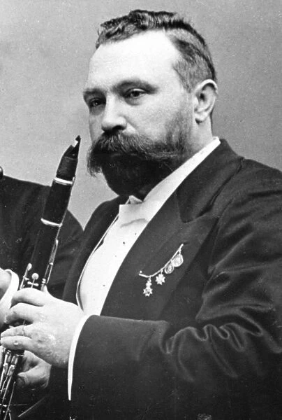 Richard Muhlfeld, German clarinettist, 1890s