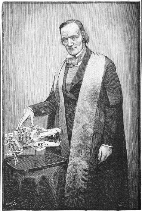 Framed Print : Richard Owen, British naturalist, c1856 (1891)