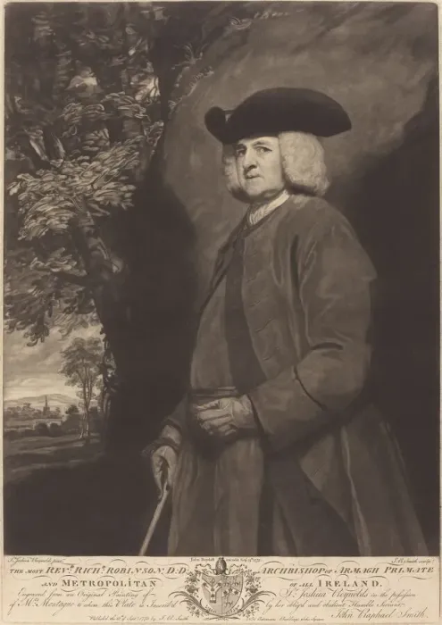 Framed Print : Richard Robinson, published 1775. Creator: John Raphael Smith Framed Print : Richard Robinson, published 1775. Creator: John Raphael Smith