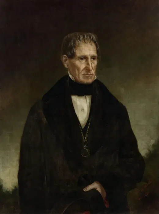 Framed Print : Richard Rush, 1856. Creator: Thomas Waterman Wood Framed Print : Richard Rush, 1856. Creator: Thomas Waterman Wood