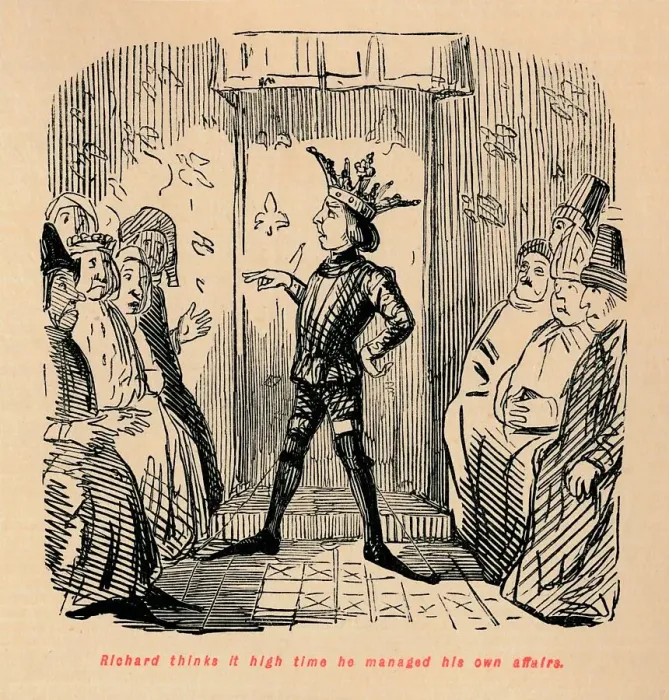 Framed Print : Richard thinks it high time he managed his own affairs, c1860, (c1860). Artist: John Leech Framed Print : Richard thinks it high time he managed his own affairs, c1860, (c1860). Artist: John Leech