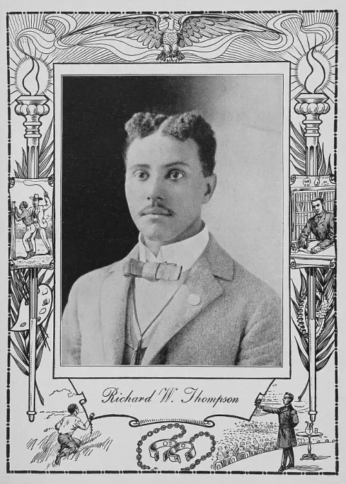Framed Print : Richard W. Thompson [recto], 1902. Creator: Unknown