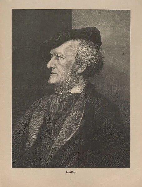 Richard Wagner, 1875. Creator: Anonymous