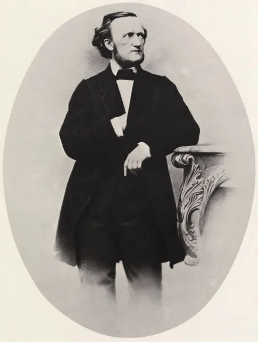 Framed Print : Richard Wagner, German composer, 1864. Artist: Joseph Albert