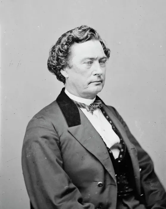 Framed Print : Richard Yates of Illinois, between 1855 and 1865. Creator: Unknown Framed Print : Richard Yates of Illinois, between 1855 and 1865. Creator: Unknown