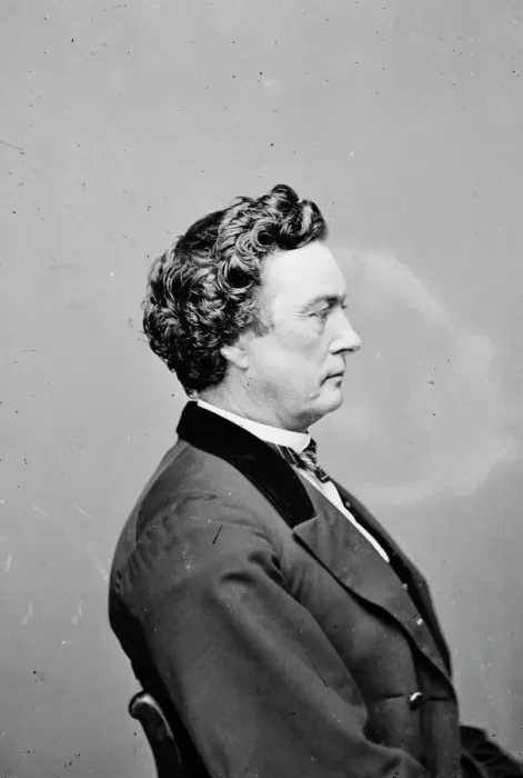 Framed Print : Richard Yates of Illinois, between 1855 and 1865. Creator: Unknown Framed Print : Richard Yates of Illinois, between 1855 and 1865. Creator: Unknown