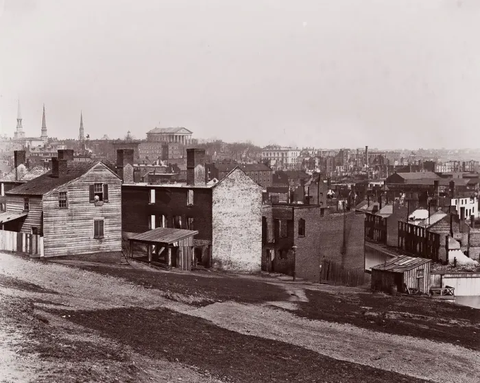 Framed Print : Richmond after the Evacuation, 1865. Creator: Alexander Gardner Framed Print : Richmond after the Evacuation, 1865. Creator: Alexander Gardner