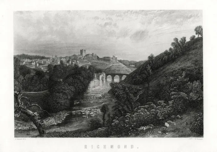 Framed Print : Richmond, London, 1883. Artist: W Forrest Framed Print : Richmond, London, 1883. Artist: W Forrest