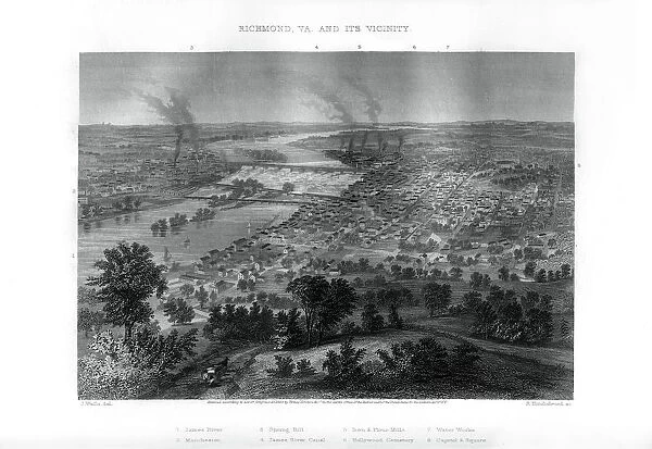 Richmond, Virginia, 1862-1867. Artist: R Hinshelwood