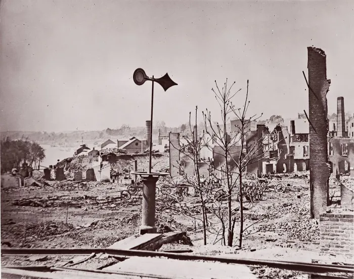 Framed Print : Richmond, Virginia, after Evacuation, 1865. Creator: Alexander Gardner Framed Print : Richmond, Virginia, after Evacuation, 1865. Creator: Alexander Gardner