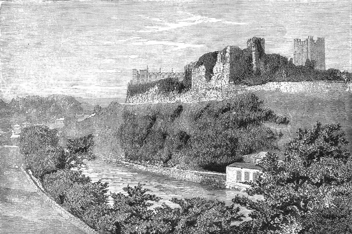 Framed Print : Richmond, Yorkshire and the Surrounding Neighbourhood; The Castle, 1890. Creator: Unknown Framed Print : Richmond, Yorkshire and the Surrounding Neighbourhood; The Castle, 1890. Creator: Unknown