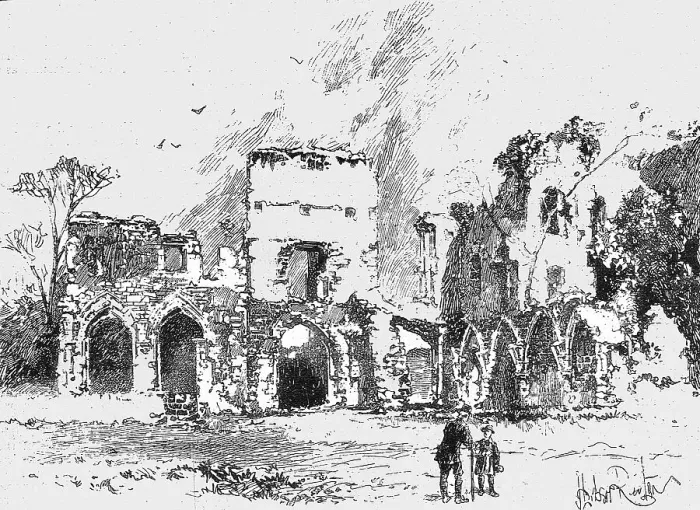 Framed Print : Richmond, Yorkshire and the Surrounding Neighbourhood; Easby Abbey, 1890. Creator: Unknown Framed Print : Richmond, Yorkshire and the Surrounding Neighbourhood; Easby Abbey, 1890. Creator: Unknown