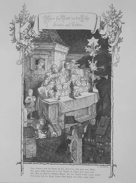 Richters Werke (binders title), 1879. Creator: Written by Adrian Ludwig Richter