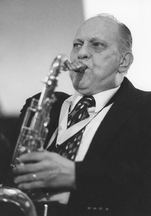Framed Print : Rick Fay, The March of Jazz, Clearwater Beach, Florida, 1997. Creator: Brian Foskett Framed Print : Rick Fay, The March of Jazz, Clearwater Beach, Florida, 1997. Creator: Brian Foskett