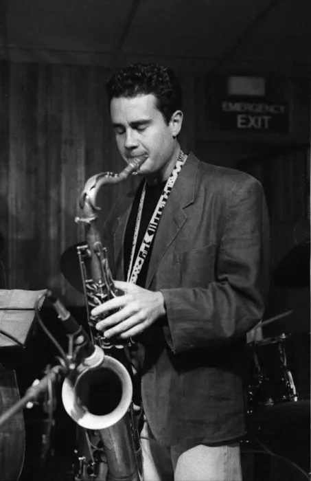 Framed Print : Rick Margitza, Tenor Clef, Hoxton Square, London, June 1991. Creator: Brian O Connor Framed Print : Rick Margitza, Tenor Clef, Hoxton Square, London, June 1991. Creator: Brian O Connor