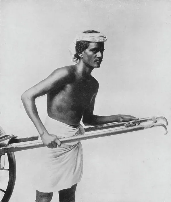 Framed Print : Rickshaw Coolie, c1890, (1910). Artist: Alfred William Amandus Plate Framed Print : Rickshaw Coolie, c1890, (1910). Artist: Alfred William Amandus Plate
