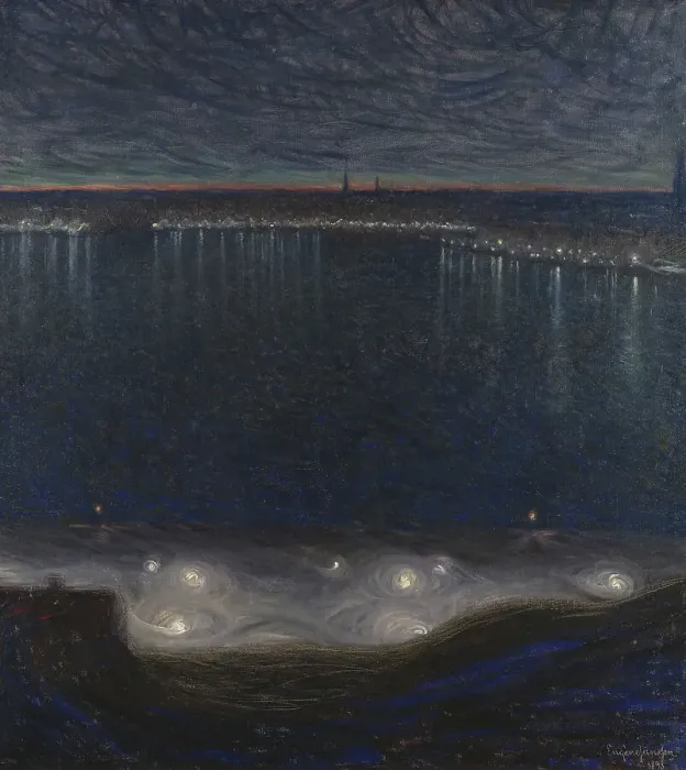 Framed Print : Riddarfjärden, Stockholm, 1898. Creator: Eugène Jansson Framed Print : Riddarfjärden, Stockholm, 1898. Creator: Eugène Jansson