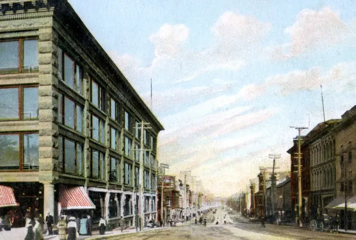 Framed Print : Rideau Street, Ottawa, Canada, c1900s Framed Print : Rideau Street, Ottawa, Canada, c1900s