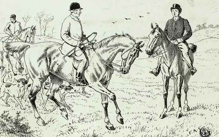 Framed Print : Three Riders at a Hunt, 1867 / 83. Creator: Francis Arthur Fraser Framed Print : Three Riders at a Hunt, 1867 / 83. Creator: Francis Arthur Fraser