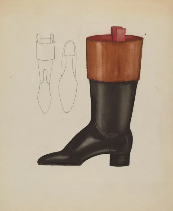 Framed Print : Riding Boot, c. 1936. Creator: Dorothy Gernon Framed Print : Riding Boot, c. 1936. Creator: Dorothy Gernon