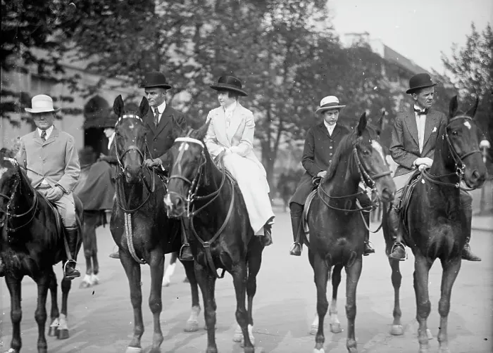 Framed Print : Riding And Hunt Club - Group, 1915. Creator: Harris & Ewing. Riding And Hunt Club - Group, 1915. Creator: Harris & Ewing Framed Print : Riding And Hunt Club - Group, 1915. Creator: Harris & Ewing. Riding And Hunt Club - Group, 1915. Creator: Harris & Ewing