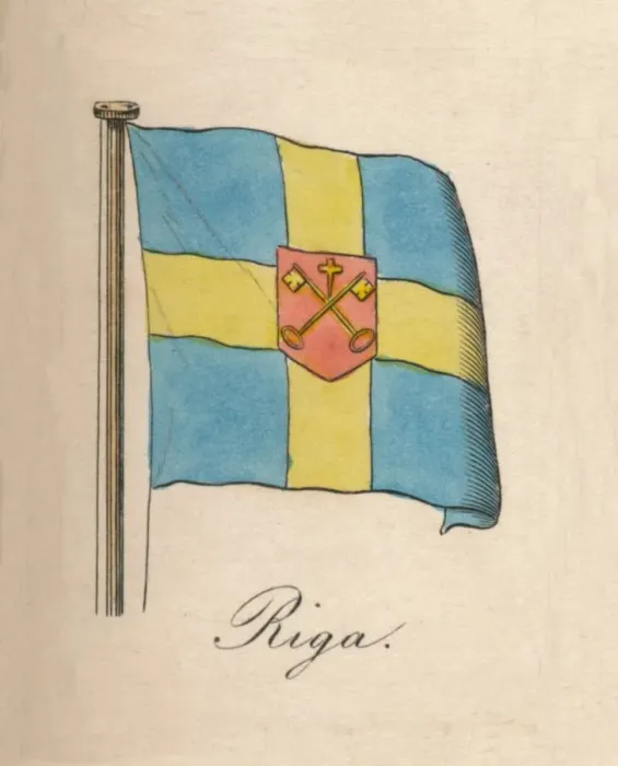 Framed Print : Riga, 1838 Framed Print : Riga, 1838