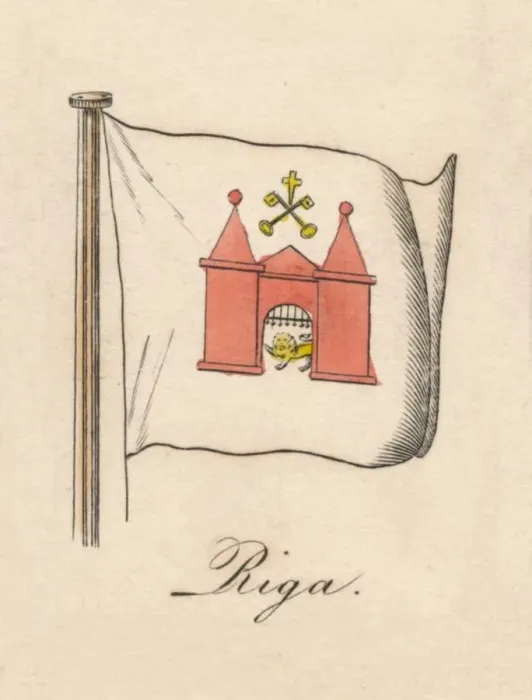 Framed Print : Riga, 1838 Framed Print : Riga, 1838