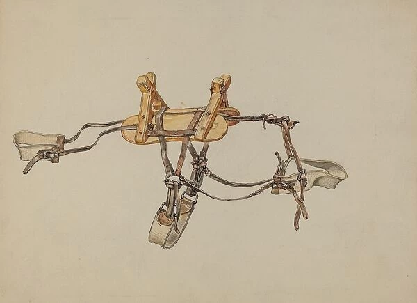 Full Rigged Pack-Saddle, c. 1942. Creator: Unknown