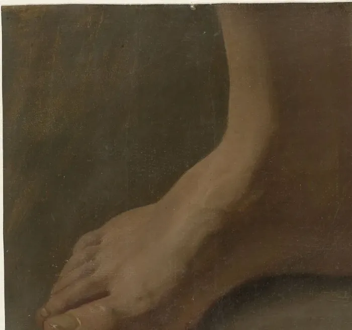 Framed Print : A Right Foot, 1770-1825. Creator: Simon Andreas Krausz Framed Print : A Right Foot, 1770-1825. Creator: Simon Andreas Krausz