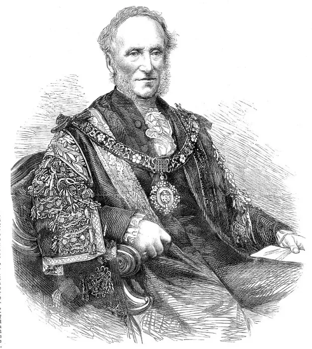 Framed Print : The Right Hon. Warren Stormes Hale, the new Lord Mayor of London, 1864. Creator: Unknown Framed Print : The Right Hon. Warren Stormes Hale, the new Lord Mayor of London, 1864. Creator: Unknown