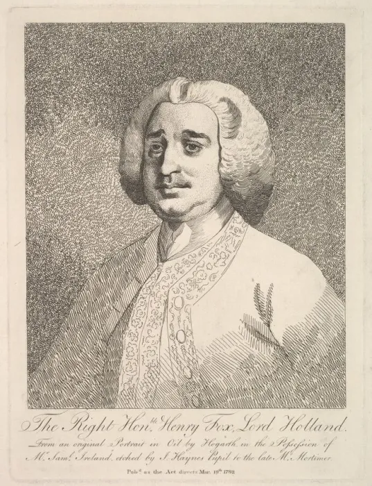 Framed Print : The Right Honorable Henry Fox, Lord Holland, May 19, 1782. Creator: Joseph Haynes Framed Print : The Right Honorable Henry Fox, Lord Holland, May 19, 1782. Creator: Joseph Haynes