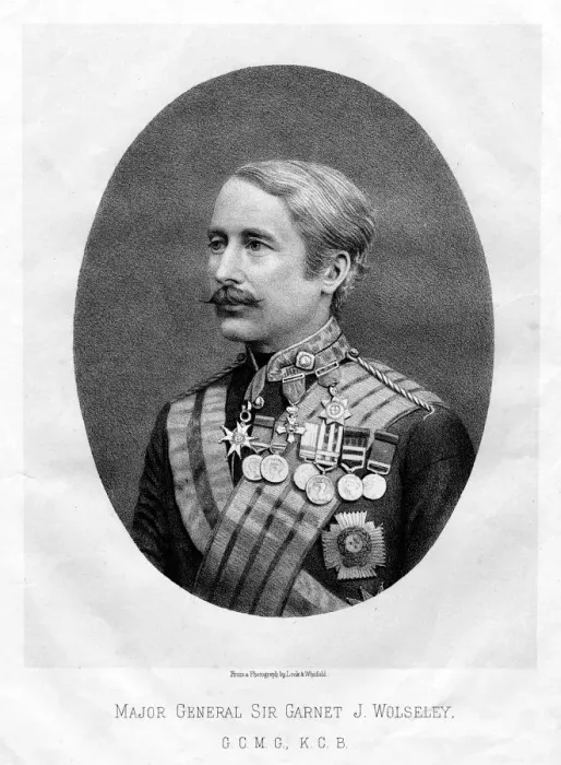 Framed Print : The Right Honourable Garnet Joseph Wolseley, British Field Marshal, 1880 Framed Print : The Right Honourable Garnet Joseph Wolseley, British Field Marshal, 1880