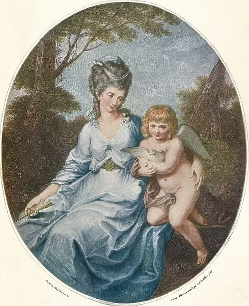 The Right Honourable the Marchioness of Townshend, 1792, (1903). Artist: Thomas Cheesman